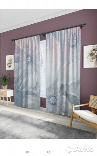 Шторы+тюль