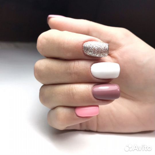 Идеальный маникюр, укрепление ногтей гелем