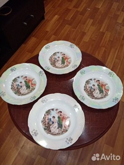 Тарелка Мадонна гдр фарфор 22см