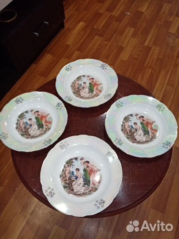 Тарелка Мадонна гдр фарфор 22см