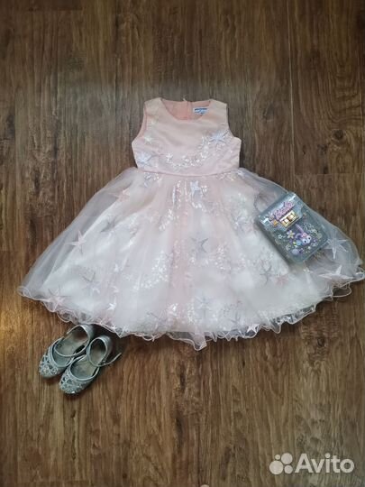 Нарядное платье для девочки р. 104