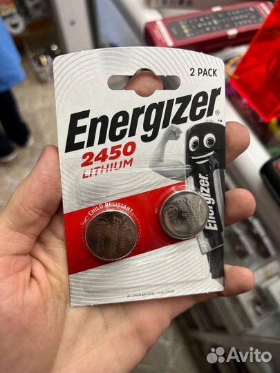 Батарейки Energizer CR2450 (3В) BL-2