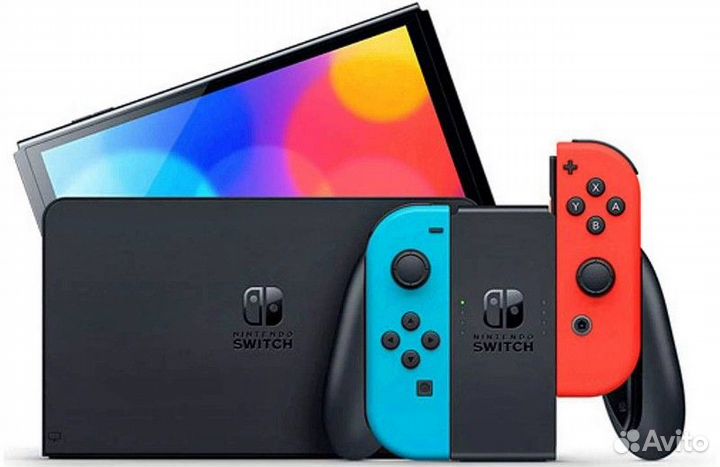 Nintendo Switch oled Neon Red-Blue