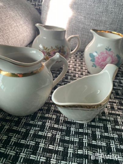 Молочник соусник сахарница лфз СССР