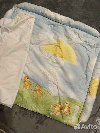 Детская ванночка и матрасик для столика