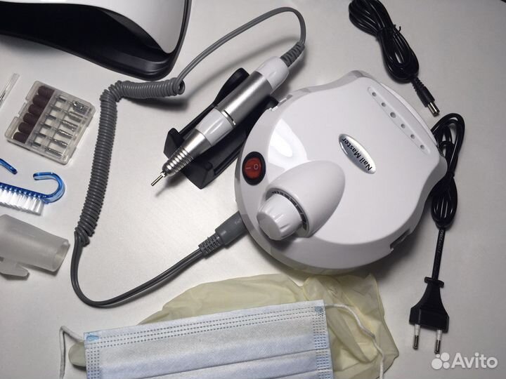 Аппарат и лампа для маникюра набор