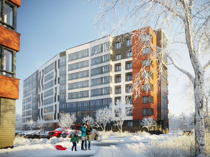 1-к. квартира, 34,8 м², 7/8 эт.