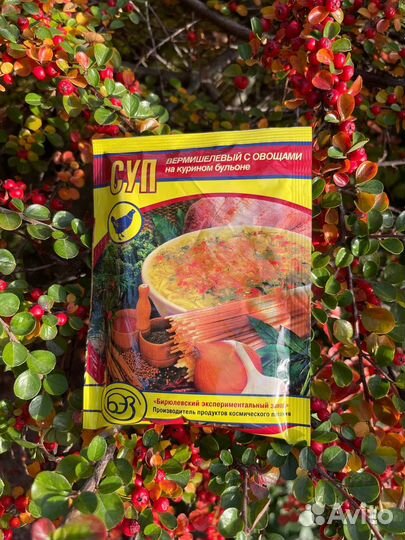 Сублимированные супы быстрого приготовления