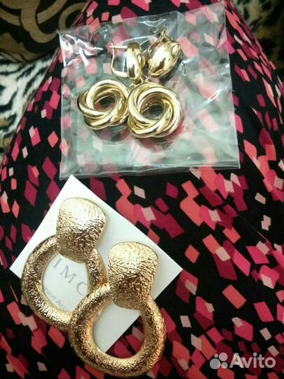 Новые серьги