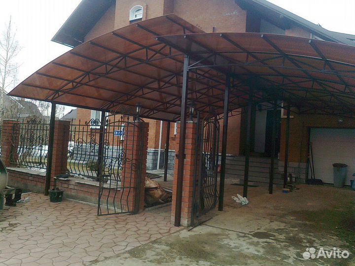 Навесы каскадные