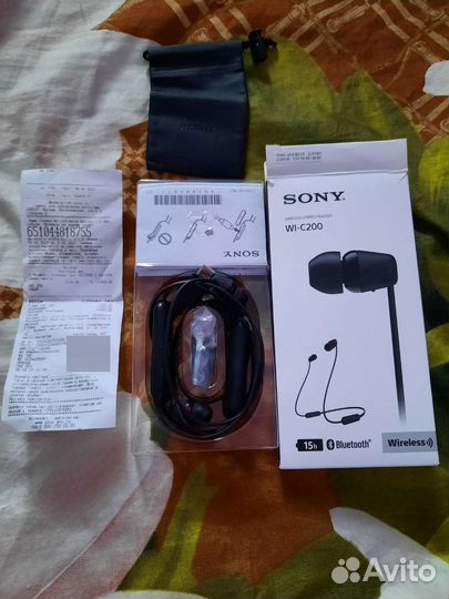 Наушники sony (новые)