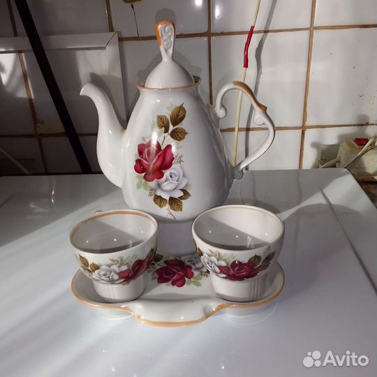 Чайник молочник кружка бокал блюдце лфз Китай СССР