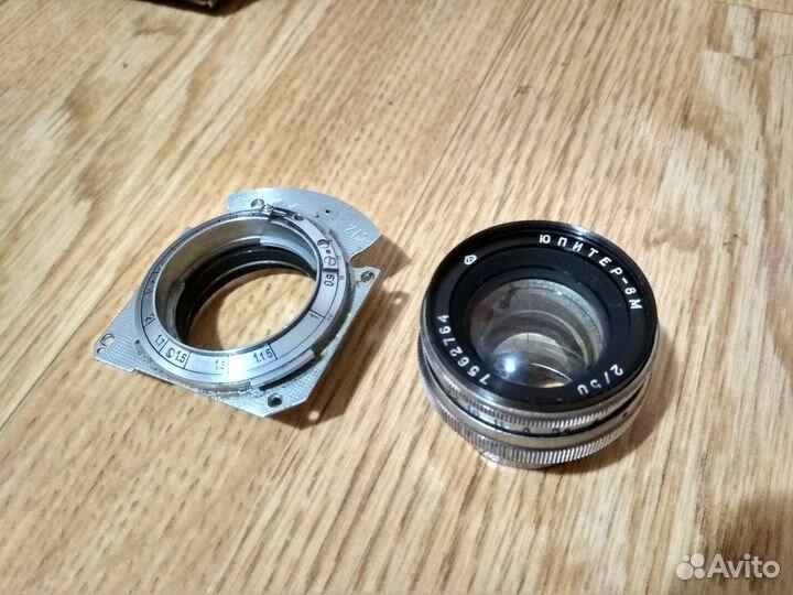 Объектив Юпитер 8м и байонет Contax
