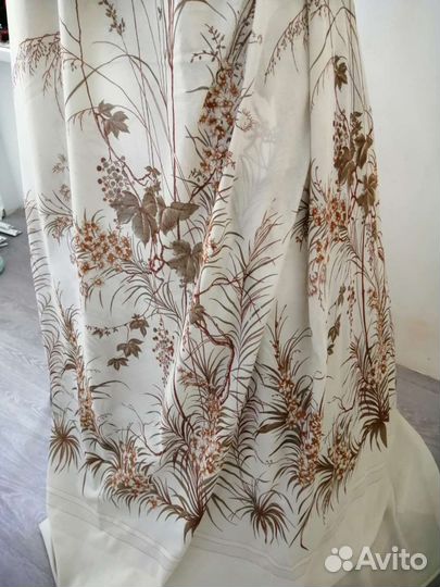 Портьера винтажная полногабаритная штора 2,8/3 м