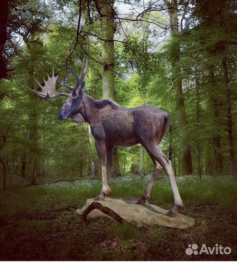 Скульптура Лось, Лосиха, Лосенок