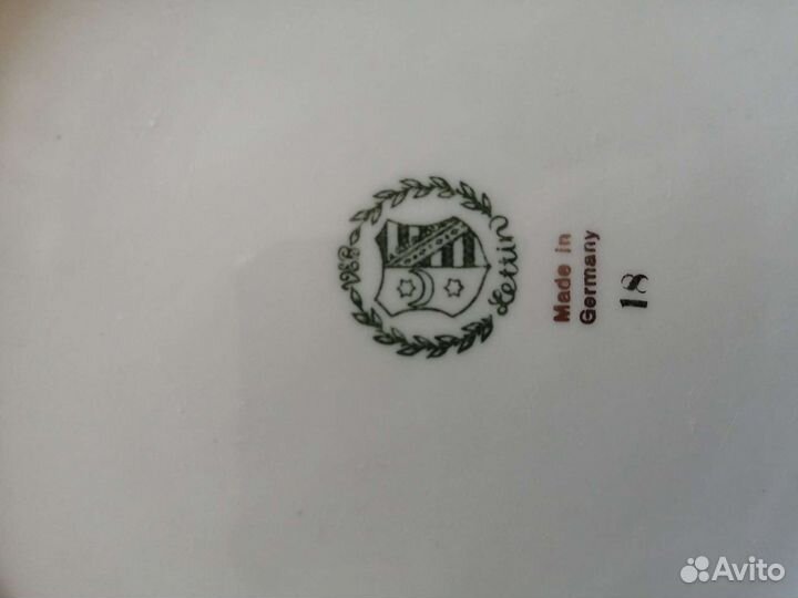 Антикварная немецкиая посуда, сервиз чайный лфз