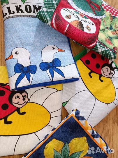 Кухонные полотенца набор х/б