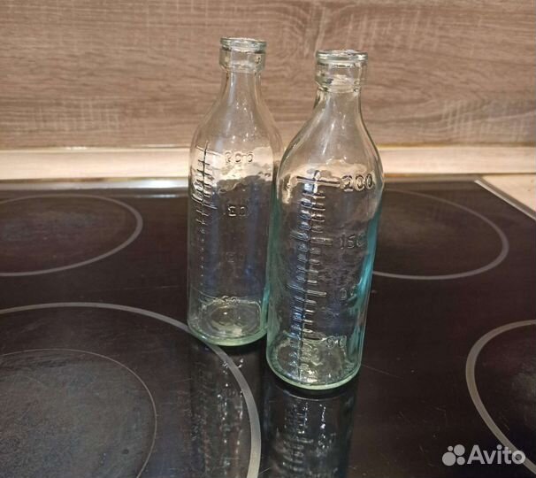 Бутылочка для кормления 2шт. стекло 200ml