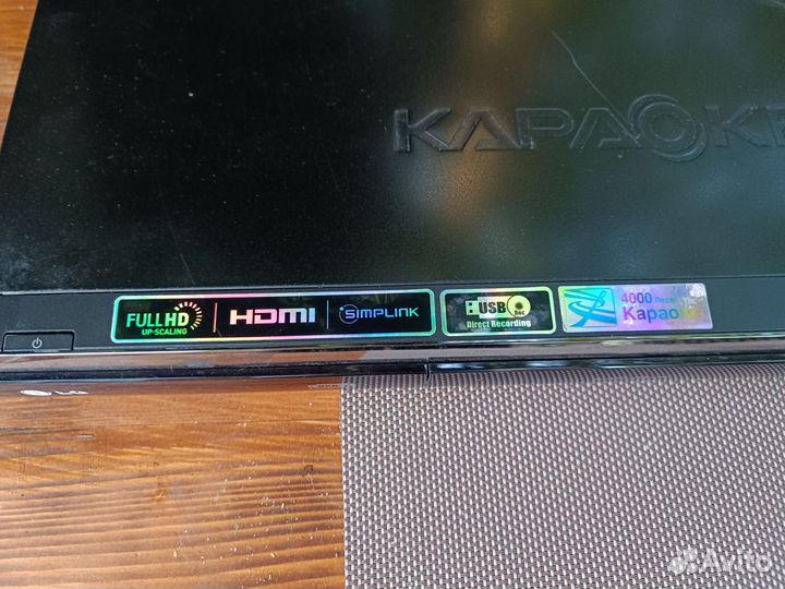 DVD караоке система LG