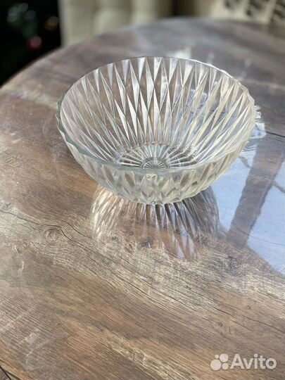 Салатник хрустальный большой СССР