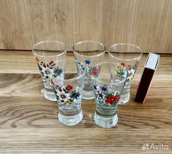 Стопочки Гусь Хрустальный СССР
