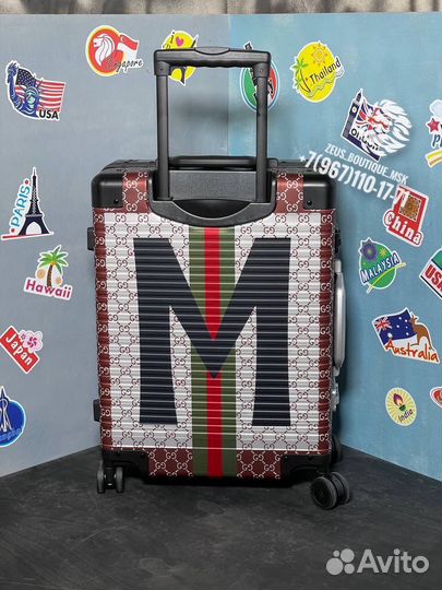 Чемодан на колесах Gucci GG Supreme
