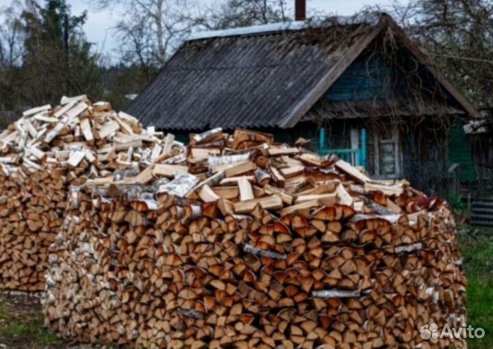 Дрова березовые колотые