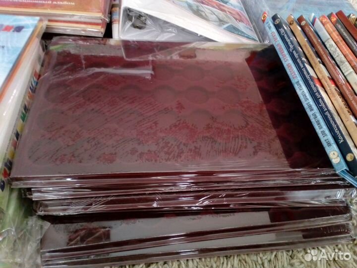 Альбомы-планшеты папки для монет и бон разные