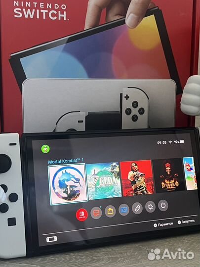 Nintendo Switch Oled Прошитая MK1 RDR Zelda 36 игр