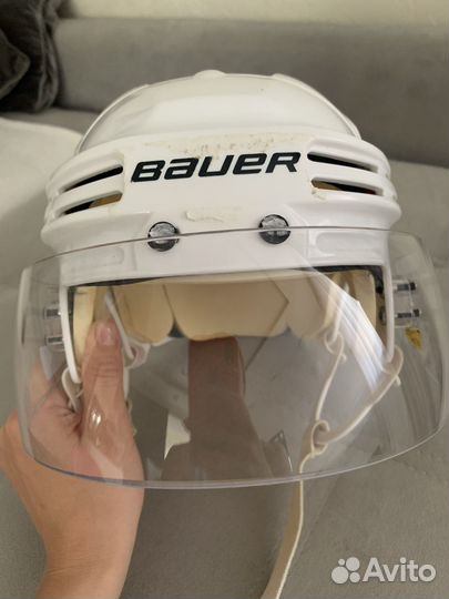 Шлем хоккейный взрослый бу