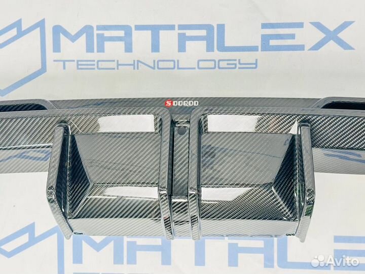 Диффузор BMW G80 M3 G81 G82 M4 G83 в SQ-стиле