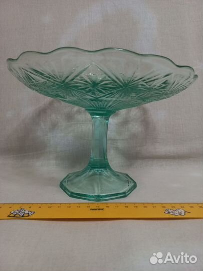 Ваза для фруктов на ножке СССР