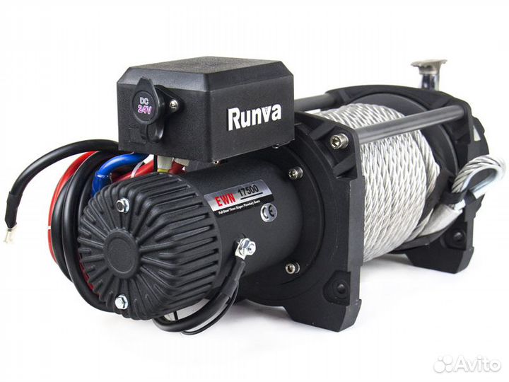 Лебедка для эвакуатора Runva EWN 17500 U 24V