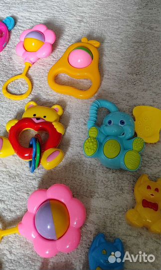 Игрушки погремушки пакетом