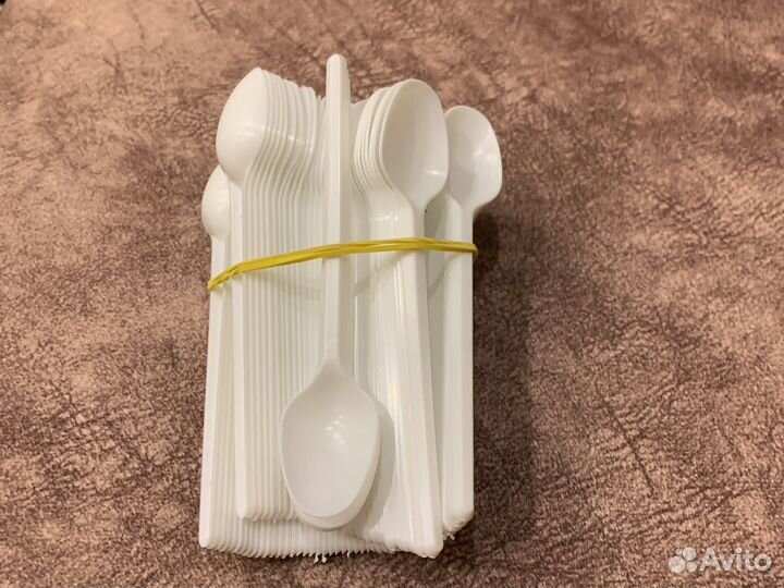 Ложки чайные пластиковые