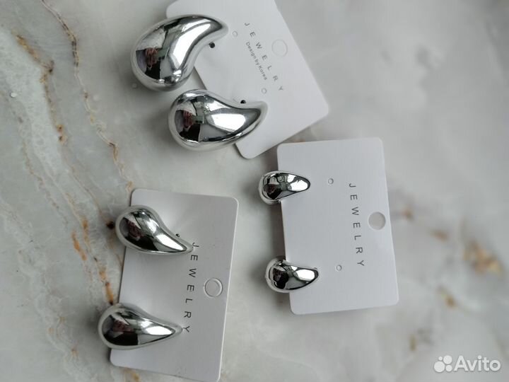 Комплект капля в стиле Bottega Vendetta