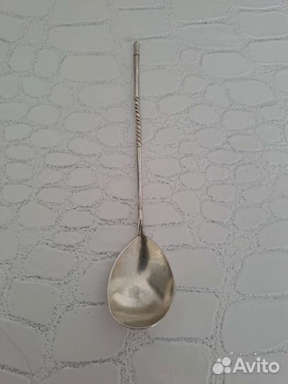 Серебряная чайная ложка 84 проба