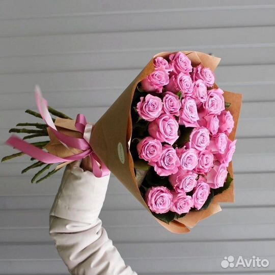 Букет цветов, розы 25,33, 55шт, доставка Сергиевск