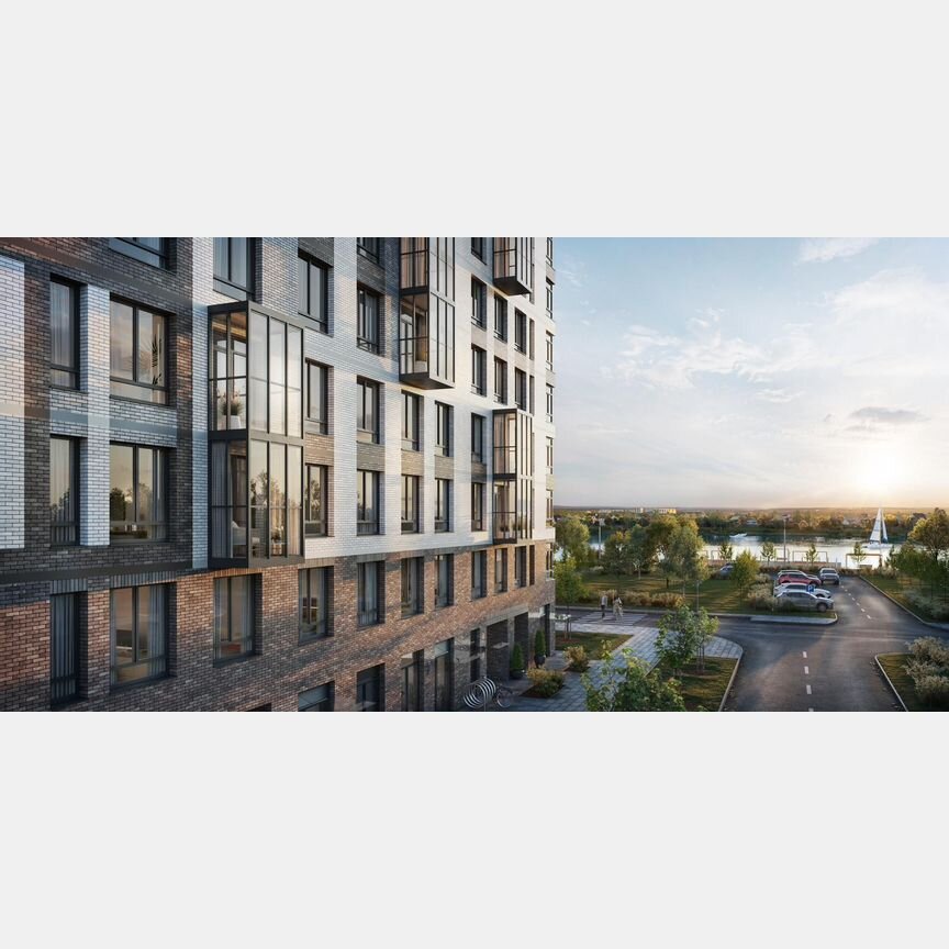 2-к. квартира, 53,4 м², 4/23 эт.
