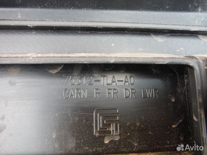 Молдинг двери передней правой Honda CR-V 5 2019