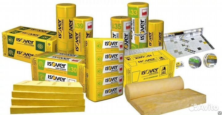 Утеплитель Изол Эко, техноблок,Ursa, Изовер, knauf
