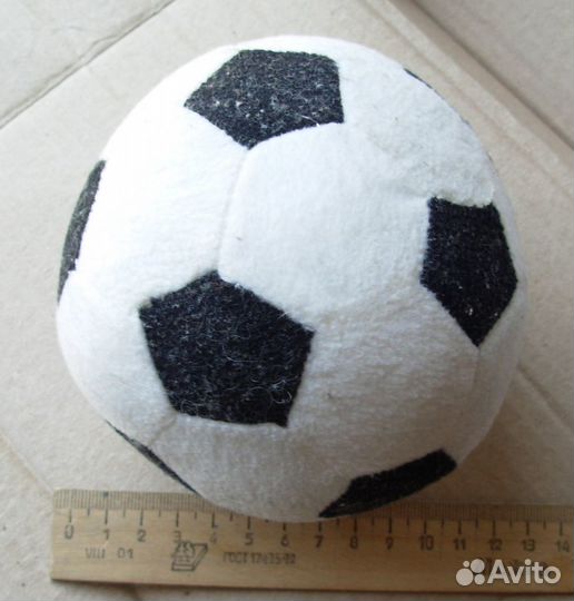 Мягкая игрушка Футбольный мяч талисман диамет 11см