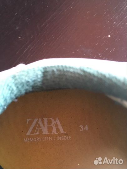 Кроссовки Zara 34