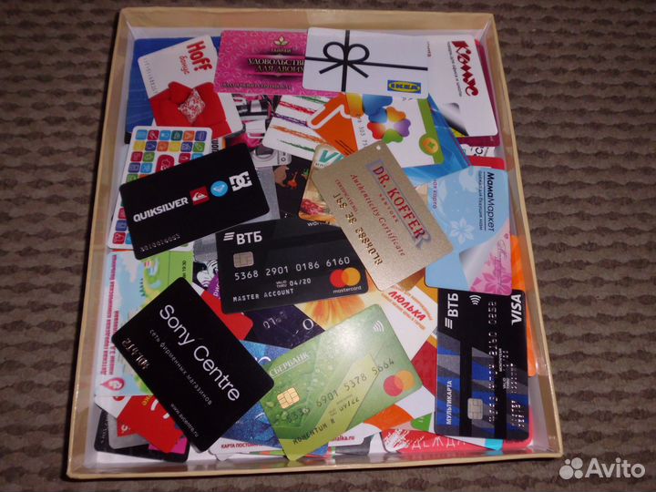 Пластиковые карточки 430 шт