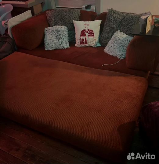 Бескаркасный диван кровать с ортопед. Матрасом