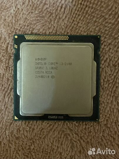 Процессор intel core i3 2100 LGA 1155