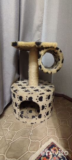 Домик для кошки с когтеточкой