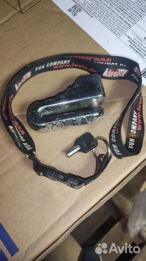 Замок на тормозной диск мотоцикла