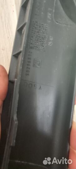 Спойлер переднего бампера опель мерива левый