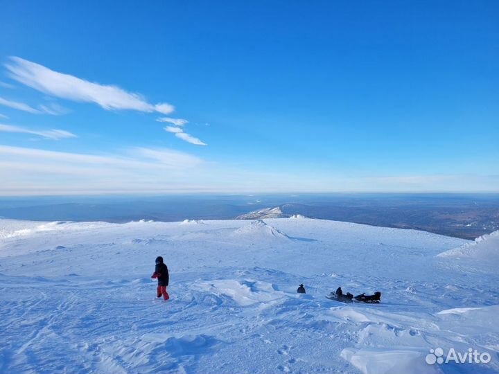 Тур на Большой Иремель - 1482. - доброска на снего